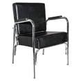thumbnail image 1 of PureSana Chromium Ella Fauteuil Professionnel en Vinyle pour Shampoing à Inclinaison Automatique, Noir, 1 of 12