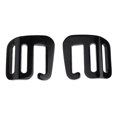 thumbnail image 3 of Almencla 4-Pair 1''/25mm G Hook Webbing Buckle for Backpack Strap Belt Black, 3 of 7