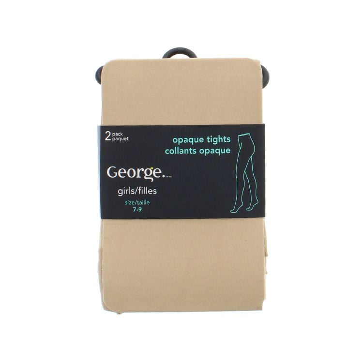 Lot de 2 collants opaques George pour filles