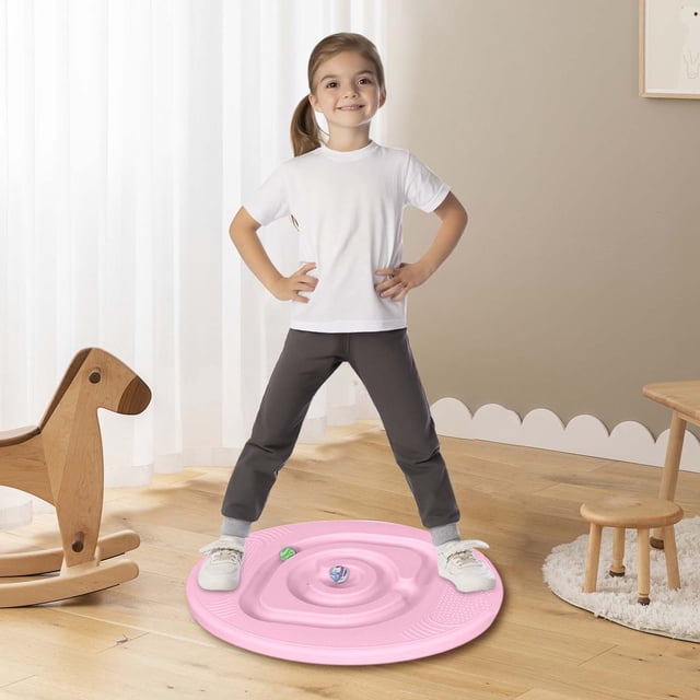 Dynamic Board with Maze Game for Core Strength Training and Physical Exercise