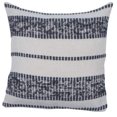 thumbnail image 1 of Mineral striped cushion 18''x18'' - Blue grey, 1 of 1