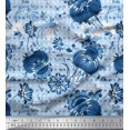 thumbnail image 1 of Soimoi Rayon Fabric Dot & Floral Artistic Fabric Prints By Yard 56 Inch Wide, 1 of 5