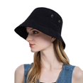 thumbnail image 1 of Women Sun Hat Wide Brim Protection Beach Hat Adjustable Bucket Hat Summer Hats, 1 of 4