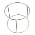 thumbnail image 4 of Seafood Tray Rack Snack Food Platter Stand Round Stainless Steel Multifunctional Durable Storage Stand for Coffee Store, Seafood Restaurant 18x15x16cm, 4 of 8