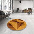 thumbnail image 4 of Ahgly Tapis Rectangulaire Lavable en Machine Intérieur Transitionnel Acajou Brun, 2 Pieds x 5 Pieds, 4 of 7