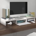 thumbnail image 1 of vidaXL Monitor Stand White 60x24x10.5 cm Solid Wood Pine, 1 of 5