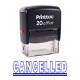 thumbnail image 2 of Printtoo Self Inking CANCELLED Rubber Stamp Office Stationary Custom Stamp-Blue, 2 of 2