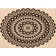 thumbnail image 1 of Ahgly Tapis Rectangulaire Lavable en Machine Intérieur Transitionnel Pêche Orange Profond, 5 Pieds x 8 Pieds, 1 of 7