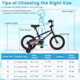 thumbnail image 4 of Costway 16 Inch Kids Bike with Training Wheels. Dual Hand & Coaster Brakes. Adjustable Seat, 4 of 8