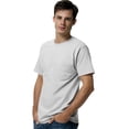 thumbnail image 1 of Hanes TAGLESS Men`s Pocket T-Shirt, L, Ash, 1 of 7