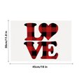 thumbnail image 5 of Danhjin Napperon Napperon Napperons de la Saint-Valentin Napperons Isolants Tapis de Tasse Tapis en Lin Tapis de Table Imprimés Napperons, 5 of 5