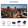 thumbnail image 2 of Écran de Projecteur Doux Haute Densité Blanc Anti-Froissement 60-200 Pouces Portable Pliable Prise en Charge Projection Double Face Film Extérieur, Sans Plis, 2 of 10