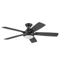 thumbnail image 1 of Honeywell Radstock 52" Ceiling Fan w/ Remote, & Reversible Blades, Matte Black, 1 of 7