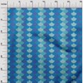 thumbnail image 2 of oneOone Polyester Lycra Blue Fabric Scales Geometric Sewing Craft Projects Fabric Prints By Yard 56 Inch Wide, 2 of 4