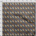 thumbnail image 3 of oneOone Polyester Lycra Fabric Leaves Block Print Sewing Fabric BTY 56 Inch Wide, 3 of 4