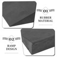thumbnail image 3 of KAKOWELY threshold ramp Rubber Step Pad Sweeping Robot Climbing Pad Home Indoor Climbing Mat Threshold Ramp19.69"X6.69"X2.36", 3 of 5