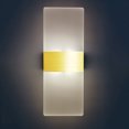 thumbnail image 2 of amdohai Modern Wall Sconce Acrylic Aluminum 6W LED Up Down Lamp AC, 2 of 7
