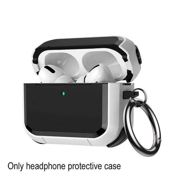 Armor Protective Case For Airpods Pro 3, Hard Shell With Metal Carabiner, Wireless Charging