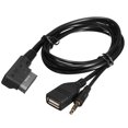 thumbnail image 3 of Audio Cable, USB Charger  Cable, Charger  Cable,  Music MDI AMI MMI Interface, For A6L A8L Q7 A3 A4L A5 A1 Playing Game Adapter Computer, 3 of 7