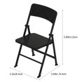 thumbnail image 2 of SHISUYAN Chaise Pliante Mini Poupées Chaise Pliante Mini Maison Chaise Pliante Mobilier Miniature, 2 of 8