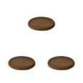 thumbnail image 2 of QualitChoice Coussin de Siège Portable Remplacement Rond Relaxant Respirant Doux Maison Bureau Fauteuil Canapé Tapis Accessoires Café 3 Pcs, 2 of 6
