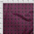 thumbnail image 2 of oneOone Cotton Poplin Fabric Check Ikat Print Fabric By The Yard 42 Inch Wide, 2 of 4