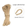 thumbnail image 2 of Unique Bargains Jute Twine 8mm, 82 Feet Long Brown Twine Rope for DIY Subjects, 2 of 5