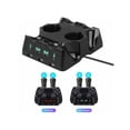 thumbnail image 4 of Station de Charge pour Manettes PS4, Station de Charge PS Motion Move 4 en 1, Station de Charge Rapide Sans Fil pour Manettes Multiples pour PS4 VR, Playstation 4, PS4 Slim, PS4 Pro avec Indicateur DEL, 4 of 7