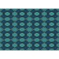 thumbnail image 1 of Ahgly Tapis Rectangulaire Lavable en Machine Intérieur Transitionnel Bleu Profond, 5 Pieds x 7 Pieds, 1 of 7