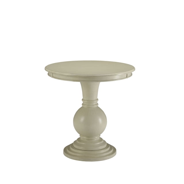 ACME Alyx Accent Table in Antique White