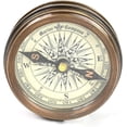 thumbnail image 4 of Nauticalmart 2 inches Vintage Compass Replica Brass Pocket Transit Compass - Robert Frost Poem, 4 of 6