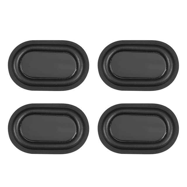 Unique Bargains 51 × 32mm Speaker Passive Radiator Vibration Plate, Subwoofer Vibration Membrane, DIY Bass, Low Frequency 4pcs
