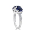 thumbnail image 3 of 3 3/4ct Diamond & Synthetic Blue Sapphire Ring 10K White Gold 3- Stone, 3 of 3