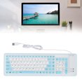 thumbnail image 3 of Silicone Foldable Waterproof Keyboard 103 Keys USB Wired Mute Fadeless Keys for PC Laptop, 3 of 7