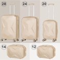 thumbnail image 3 of HIKOLAYAE Upright Luggage with 8-Wheel Spinner, 5 Piece - TSA Compliant, 3 of 8