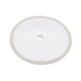 thumbnail image 2 of American Imaginations 16.5-in. W CUPC Oval Bathroom Undermount Sink Set In White - Brushed Nickel Hardware - Overflow Drain Incl. AI-31779, 2 of 7