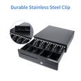 thumbnail image 3 of Amdohai POS Cash Register Drawers Cashier Cashbox with 5 Bill 5 Coin Money Register RJ11, 3 of 8