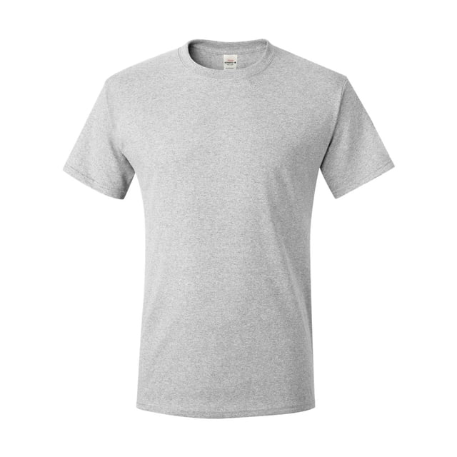 Hanes T-Shirt Authentic-T pour Homme en Gris Pâle, Fabriqué à Partir de 6 Oz, 100 % Coton Prélavé Provenant de Coton Cultivé aux États-Unis. Conçu avec un Col Ras du Cou Classique et des Manches Courtes, Idéal comme T-Shirt Décontracté pour Homme pour le Quotidien.