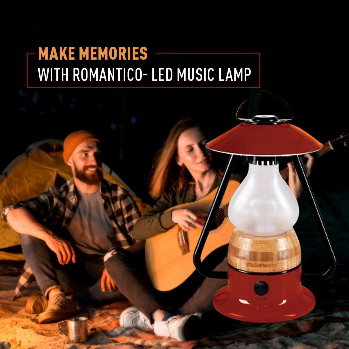 Romantico classique LED léger lampe rechargeable