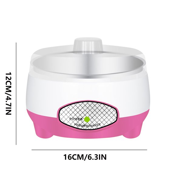Yogurt Maker with Stainless Steel Container and 500 ml to 1000 ml Capacity for Homemade Yogurt and Natto Fermentation