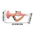 thumbnail image 3 of Yhmxh Electronics Jouets Musicaux Intelligents pour Tout-Petits Jouets Éducatifs pour Bébés Instruments de Musique Mini Trompette avec Effets Lumineux Volume Réglable Klaxon Électronique, 3 of 4