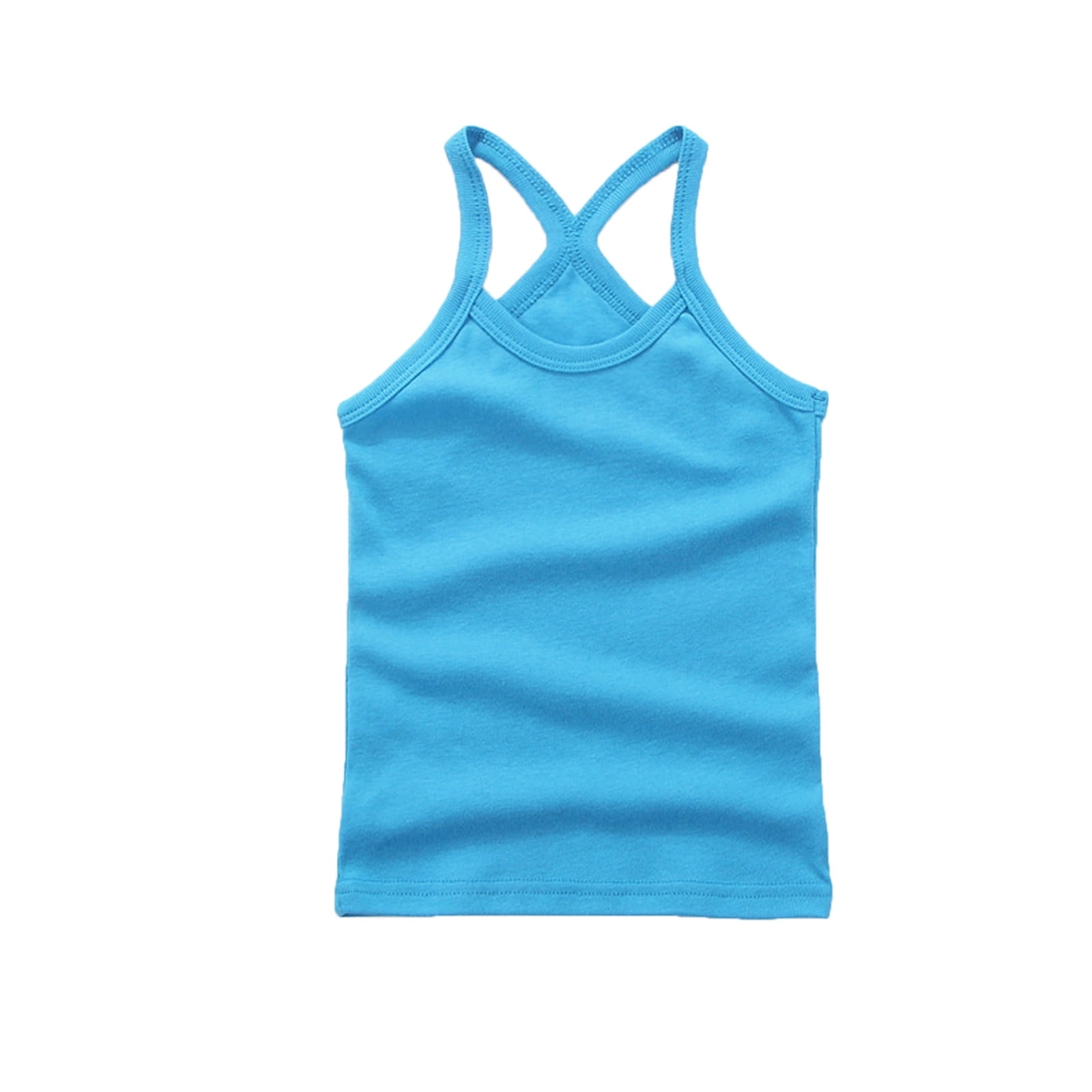 Girls Dance Tank Top Racerback Crop Top for Active Toddlers for Gymnastics Ballet & Sports Activities