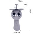 thumbnail image 1 of Sprunki Plush Game-Related Plush Toys Light Gray, 1 of 2