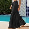thumbnail image 1 of LOVZFMLL Combinaison pour Femme, Imprimée d'Été Sans Manches, Dos Nu, Ample, Longue, Noire, P, 1 of 7