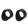 thumbnail image 1 of Microscopes Rubber Eyecups, 1.06in Inner Diameter Professional Sturdy Black Collapsible Rubber Eyepiece Eyeshields  For Protecting Eyes, 1 of 8