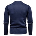 thumbnail image 3 of LIaqionyy Big and Tall Sweater for Mens Crew Neck Knit Pullover Long Sleeve Warm Tops Fall Winter Sweaters, 3 of 4