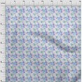 thumbnail image 4 of oneOone Polyester Spandex Medium Blue Fabric Abstracts Fabric For Sewing Printed Craft Fabric By The Yard 56 Inch Wide, 4 of 5
