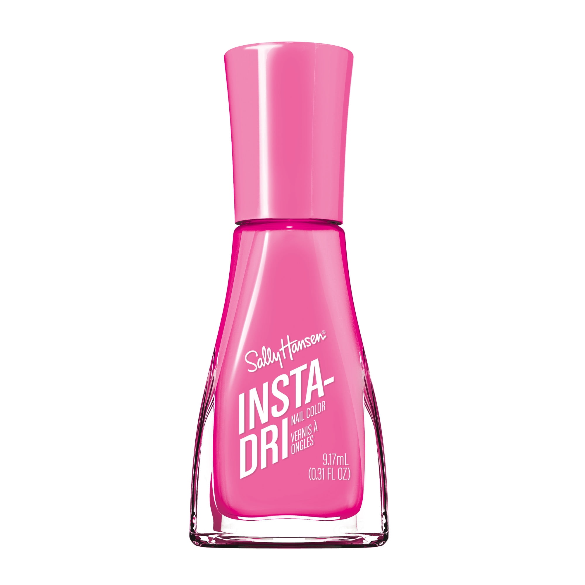 Sally Hansen Insta-Dri Electric Feels, Hot Pink-Tensity​, Nail Polish, Beautiful Colors, Quick Drying, Perfect Manicure, 9.17 ml