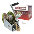 thumbnail image 2 of Hot Sales 1200lbs Hand Operated Cable Manual Winch Cable Pulling Hand Winch With Wire Rope Hand Towing Winch, 2 of 6