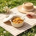 thumbnail image 1 of Vacemry Straw Soup Bowl With Lid And Spoon Microwave Safe, Mini Rice Bowl With Handles ForKidsKitchen Dining Home Daily Use, Durable Plastic Cute Little One Cereal Dish, 1 of 6